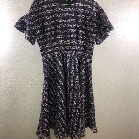 Jill Stuart Black and White Striped Dress - Picture 3 of 4